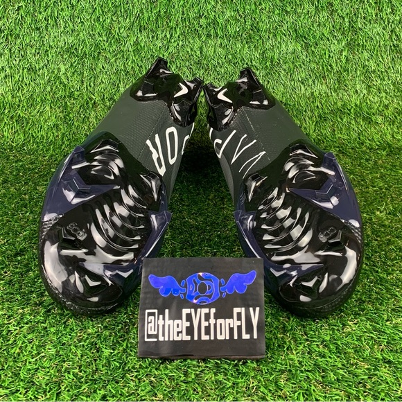 NEW Nike Vapor Edge Pro 360 Football Cleats White Black College Navy DV0778-001 - Picture 5 of 6